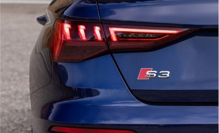 2022 Audi S3 (Color: Navarra Blue; US-Spec) Tail Light Wallpapers 450x275 (82)