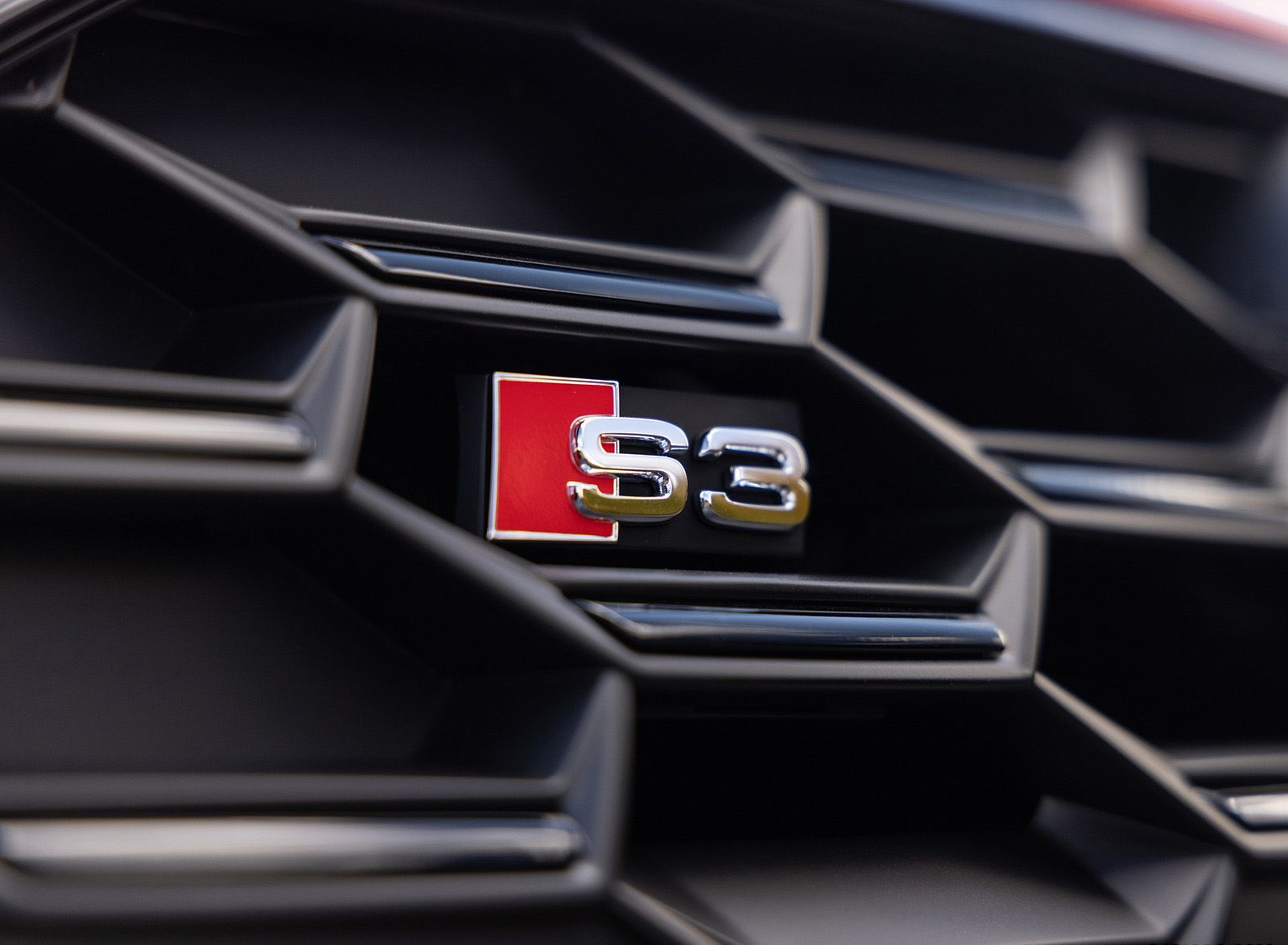 2022 Audi S3 (Color: Tango Red; US-Spec) Badge Wallpapers #35 of 90