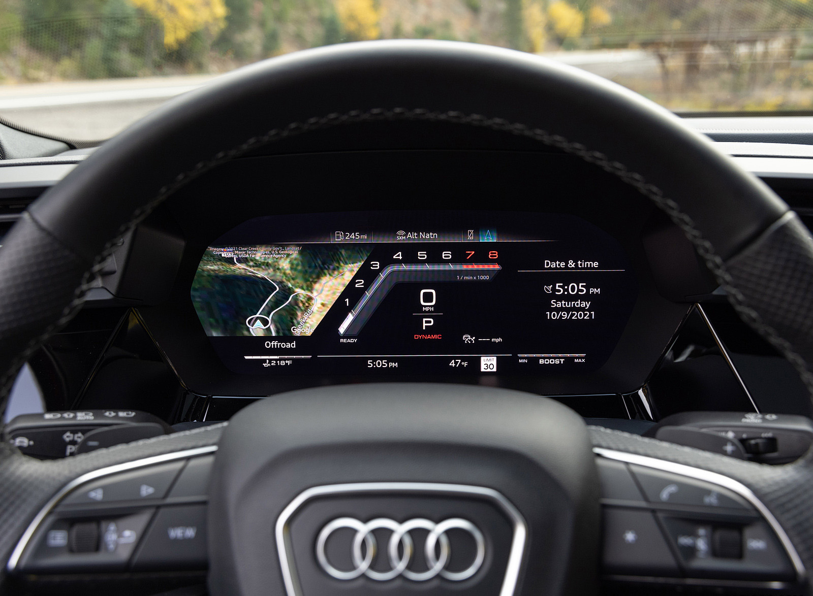 2022 Audi S3 (Color: Tango Red; US-Spec) Digital Instrument Cluster Wallpapers #42 of 90