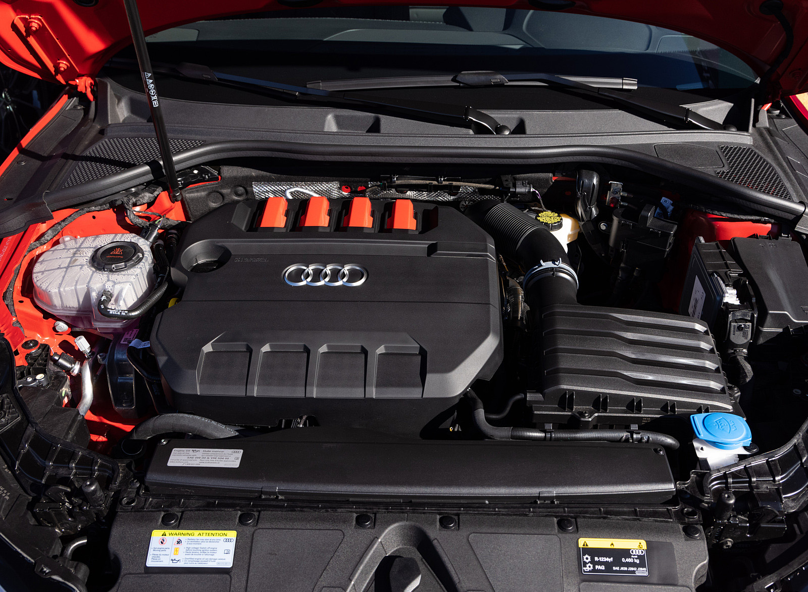 2022 Audi S3 (Color: Tango Red; US-Spec) Engine Wallpapers  #38 of 90