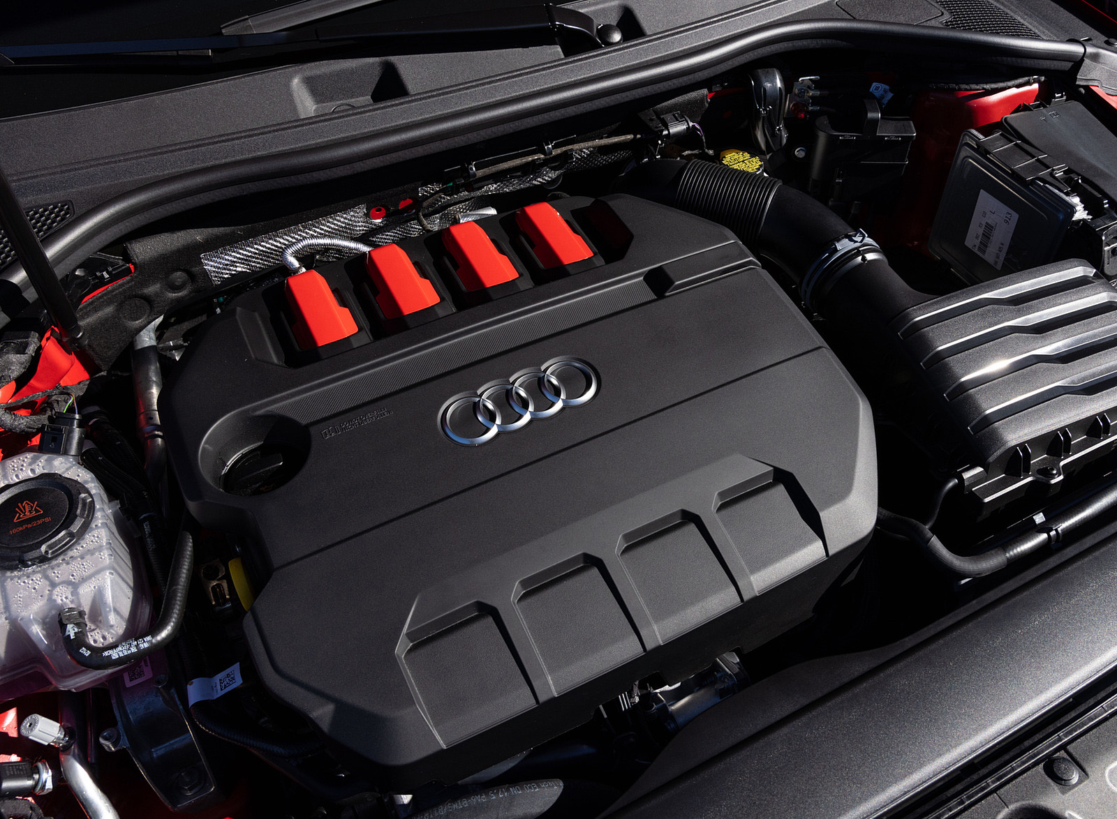 2022 Audi S3 (Color: Tango Red; US-Spec) Engine Wallpapers  #39 of 90