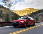 2022 Audi S3 (Color: Tango Red; US-Spec) Front Three-Quarter Wallpapers 150x120