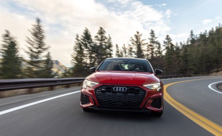 2022 Audi S3 (Color: Tango Red; US-Spec) Front Wallpapers 450x275 (10)