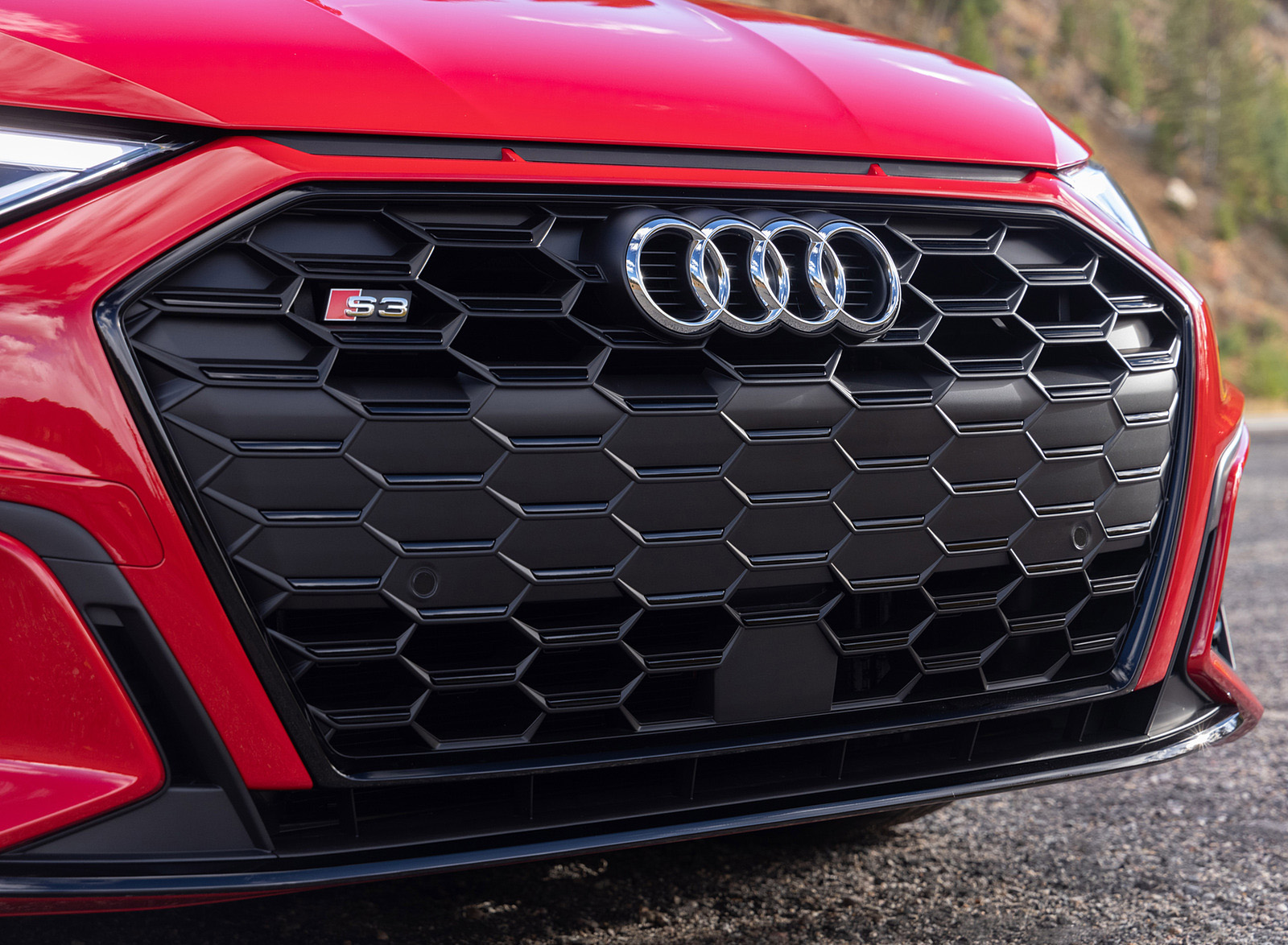 2022 Audi S3 (Color: Tango Red; US-Spec) Grille Wallpapers #29 of 90