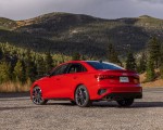 2022 Audi S3 (Color: Tango Red; US-Spec) Rear Three-Quarter Wallpapers 150x120