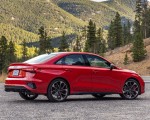 2022 Audi S3 (Color: Tango Red; US-Spec) Rear Three-Quarter Wallpapers 150x120 (26)