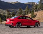 2022 Audi S3 (Color: Tango Red; US-Spec) Rear Three-Quarter Wallpapers 150x120