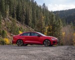 2022 Audi S3 (Color: Tango Red; US-Spec) Side Wallpapers 150x120