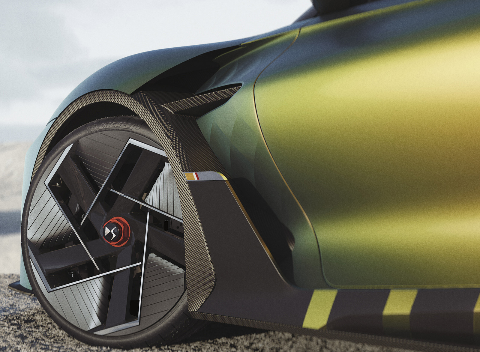2022 DS E-TENSE PERFORMANCE Concept Wheel Wallpapers (8)