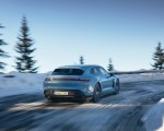 2022 Porsche Taycan 4S Sport Turismo (Color: Frozen Blue Metallic) Rear Three-Quarter Wallpapers 150x120 (5)