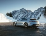 2022 Porsche Taycan 4S Sport Turismo (Color: Frozen Blue Metallic) Rear Three-Quarter Wallpapers 150x120