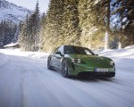 2022 Porsche Taycan Turbo S Sport Turismo (Color: Mamba Green Metallic) Front Three-Quarter Wallpapers 150x120