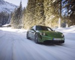 2022 Porsche Taycan Turbo S Sport Turismo (Color: Mamba Green Metallic) Front Three-Quarter Wallpapers 150x120