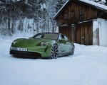2022 Porsche Taycan Turbo S Sport Turismo (Color: Mamba Green Metallic) Front Wallpapers 150x120