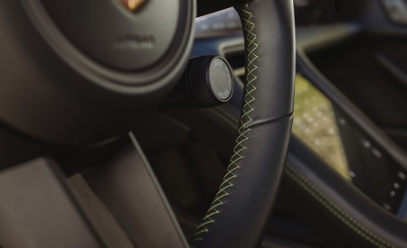 2022 Porsche Taycan Turbo S Sport Turismo (Color: Mamba Green Metallic) Interior Detail Wallpapers 450x275 (27)