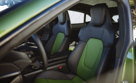 2022 Porsche Taycan Turbo S Sport Turismo (Color: Mamba Green Metallic) Interior Seats Wallpapers 450x275 (25)