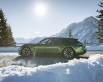 2022 Porsche Taycan Turbo S Sport Turismo (Color: Mamba Green Metallic) Side Wallpapers 150x120