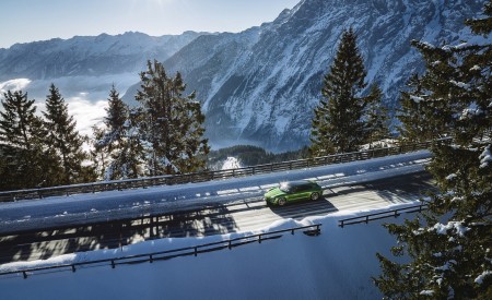 2022 Porsche Taycan Turbo S Sport Turismo (Color: Mamba Green Metallic) Top Wallpapers  450x275 (13)