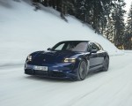 2022 Porsche Taycan Turbo Sport Turismo (Color: Gentian Blue Metallic) Front Three-Quarter Wallpapers 150x120