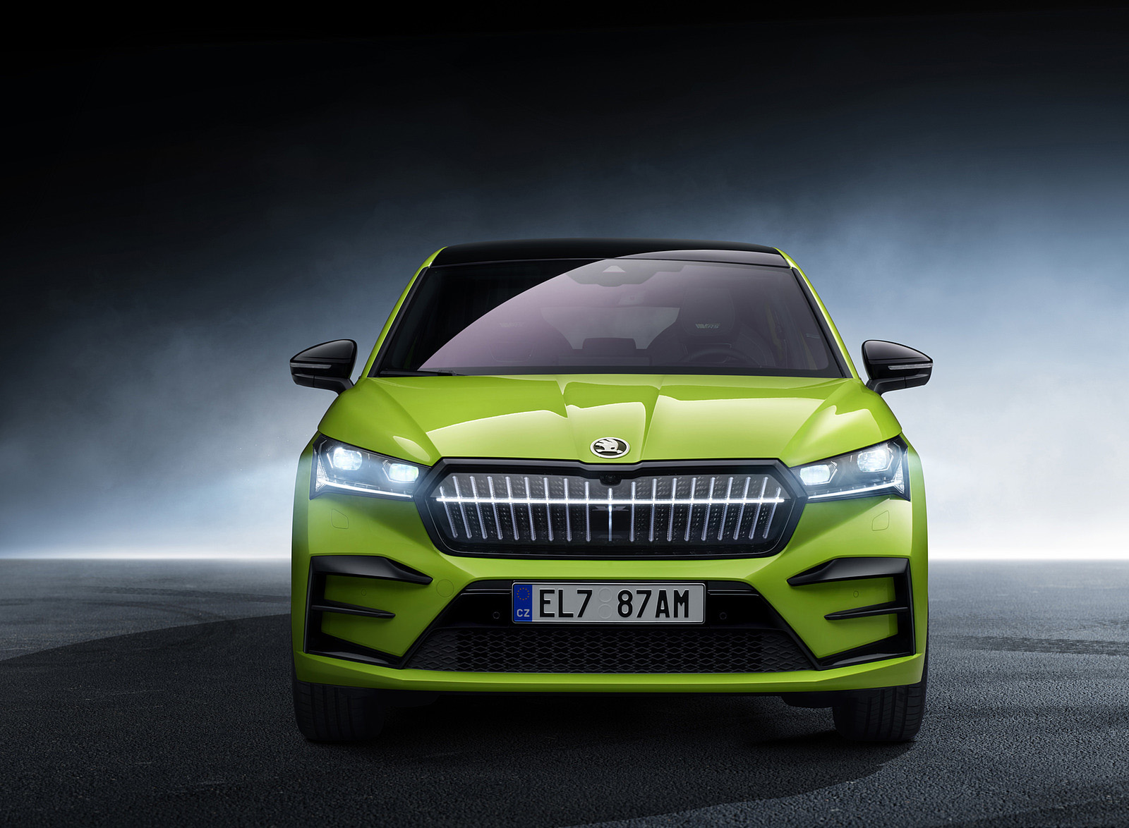 2022 Škoda ENYAQ Coupe RS iV Front Wallpapers (7)