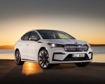 2022 Škoda ENYAQ Coupe iV (Color: Moon White) Front Three-Quarter Wallpapers 150x120