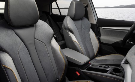 2022 Škoda ENYAQ Coupe iV (Color: Moon White) Interior Front Seats Wallpapers 450x275 (74)