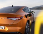 2022 Škoda ENYAQ Coupe iV (Color: Phoenix Orange) Charging Connector Wallpapers 150x120