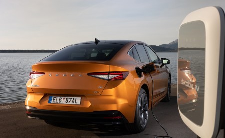 2022 Škoda ENYAQ Coupe iV (Color: Phoenix Orange) Charging Connector Wallpapers 450x275 (144)