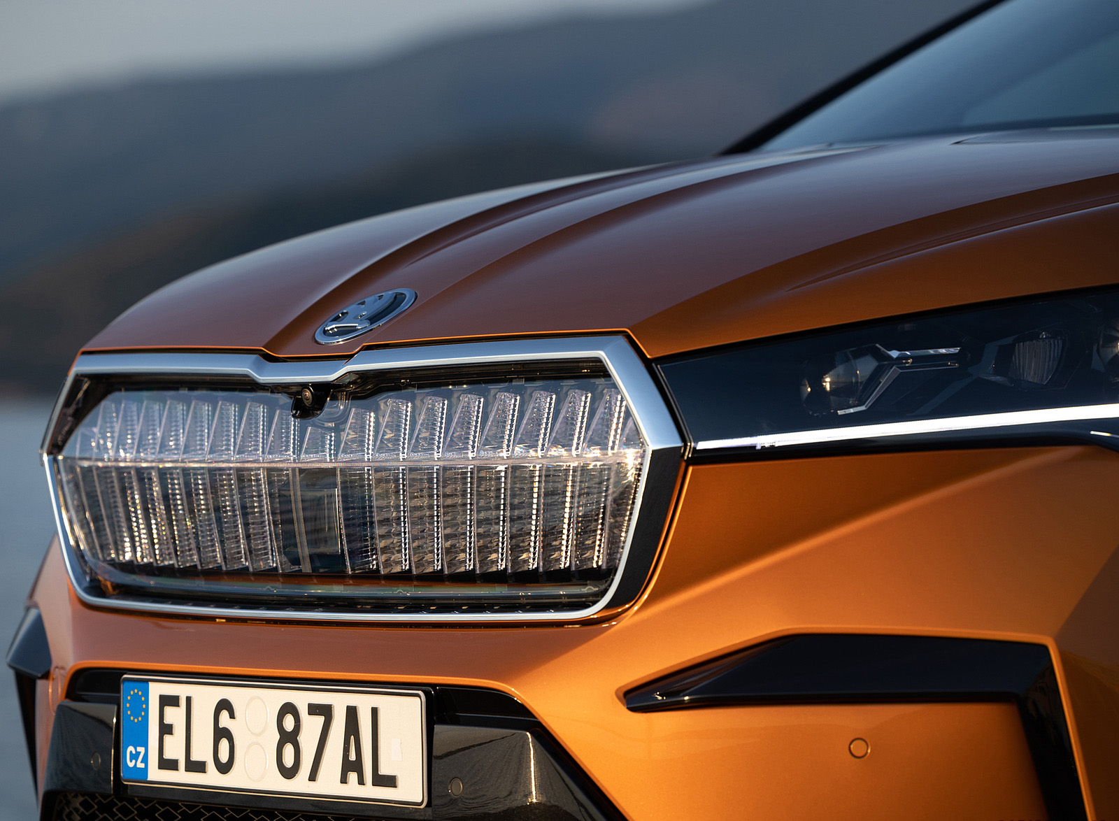 2022 Škoda ENYAQ Coupe iV (Color: Phoenix Orange) Detail Wallpapers #155 of 173