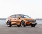 2022 Škoda ENYAQ Coupe iV (Color: Phoenix Orange) Front Three-Quarter Wallpapers 150x120