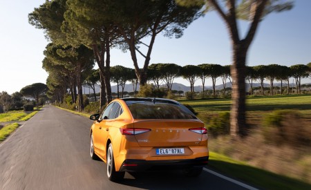 2022 Škoda ENYAQ Coupe iV (Color: Phoenix Orange) Rear Wallpapers 450x275 (90)
