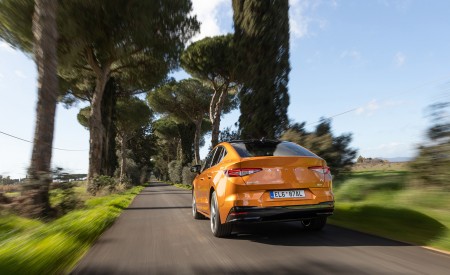 2022 Škoda ENYAQ Coupe iV (Color: Phoenix Orange) Rear Wallpapers 450x275 (91)
