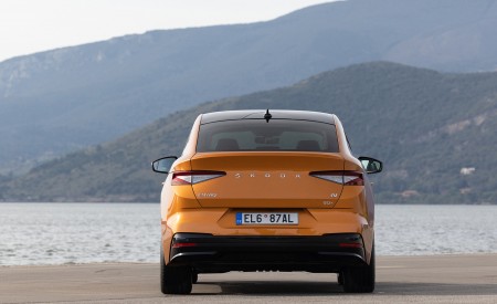 2022 Škoda ENYAQ Coupe iV (Color: Phoenix Orange) Rear Wallpapers 450x275 (128)