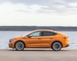 2022 Škoda ENYAQ Coupe iV (Color: Phoenix Orange) Side Wallpapers 150x120