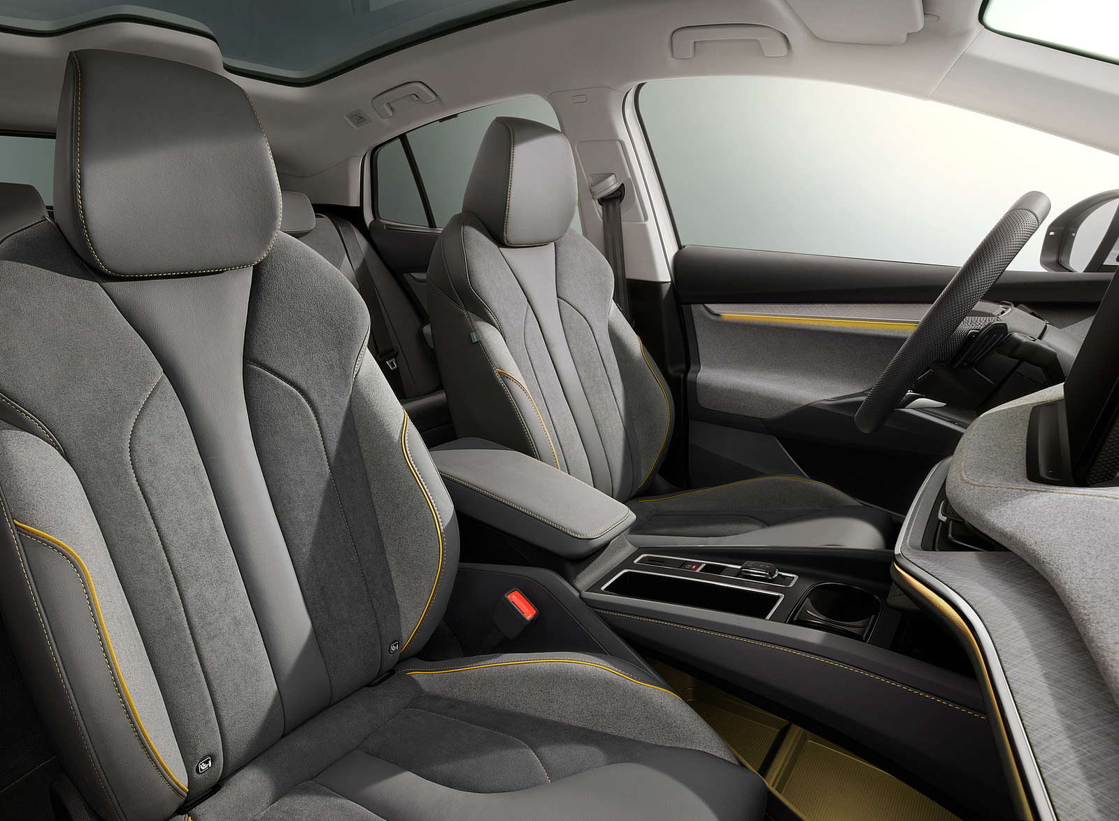 2022 Škoda ENYAQ Coupe iV Interior Front Seats Wallpapers #12 of 173
