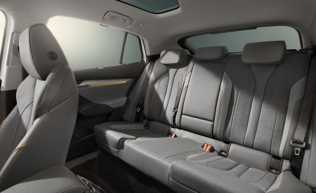 2022 Škoda ENYAQ Coupe iV Interior Rear Seats Wallpapers 450x275 (13)