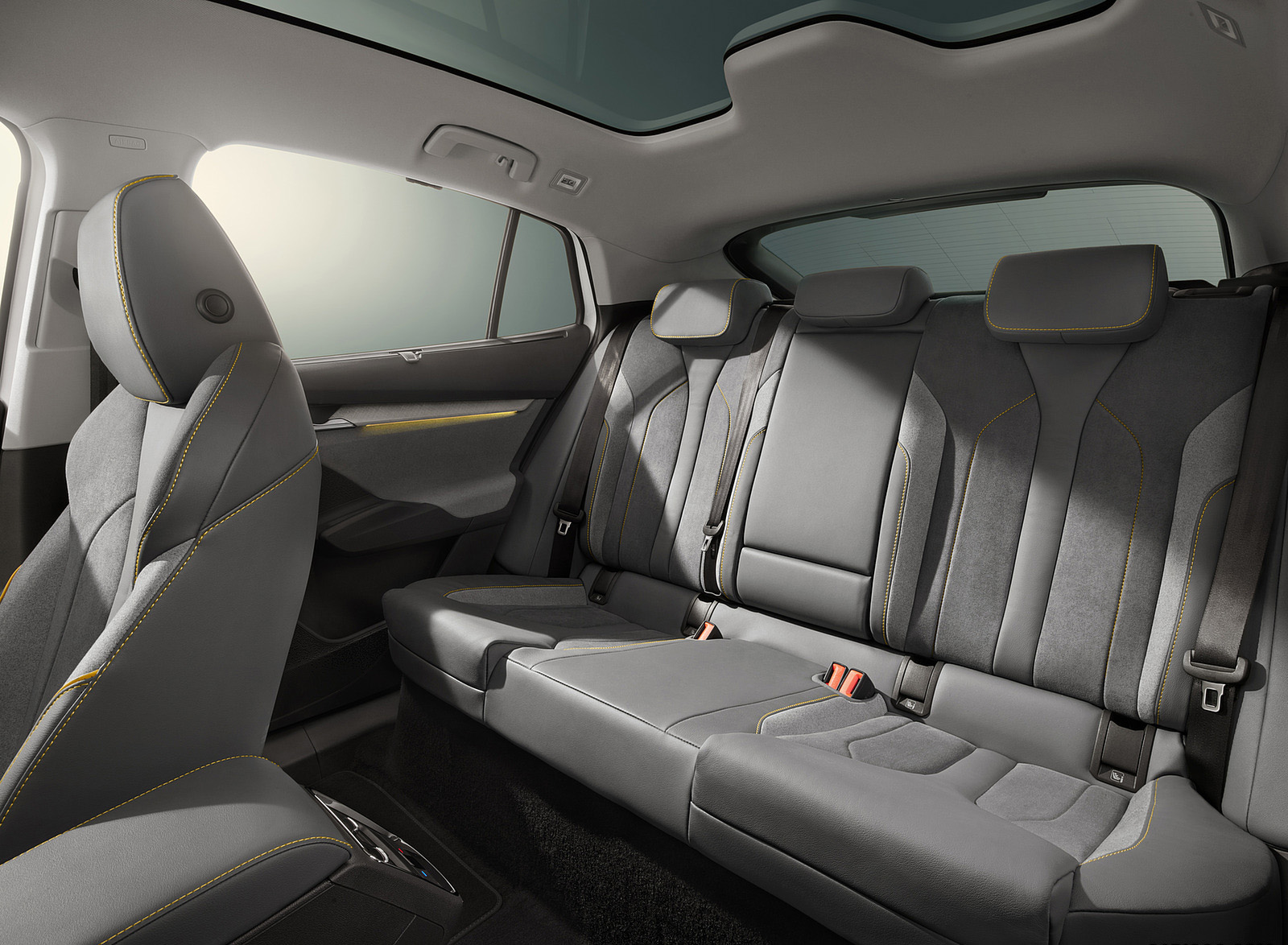 2022 Škoda ENYAQ Coupe iV Interior Rear Seats Wallpapers #13 of 173