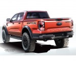 2023 Ford Ranger Raptor (EU-Spec) Design Sketch Wallpapers 150x120