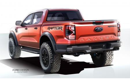 2023 Ford Ranger Raptor (EU-Spec) Design Sketch Wallpapers 450x275 (57)