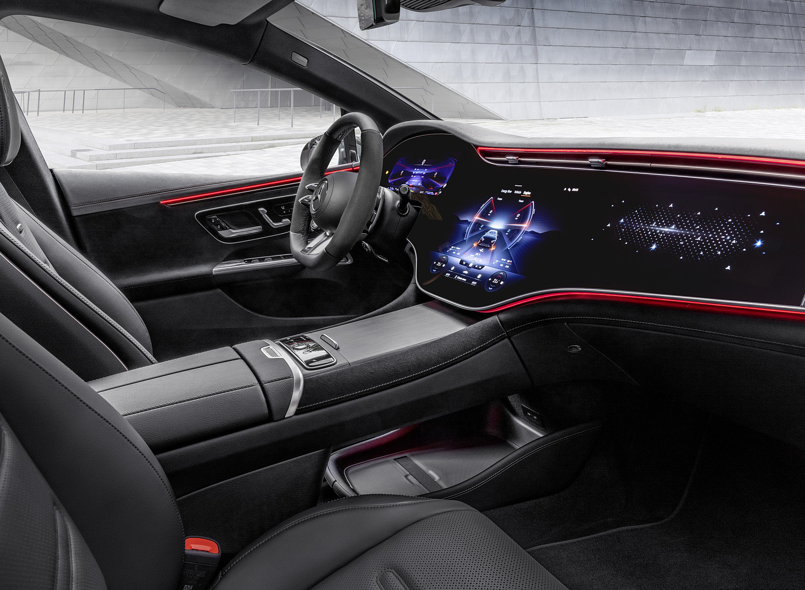 2023 Mercedes-AMG EQE 43 4MATIC (Color: MANUFAKTUR hyacinth red) Interior Wallpapers #34 of 241