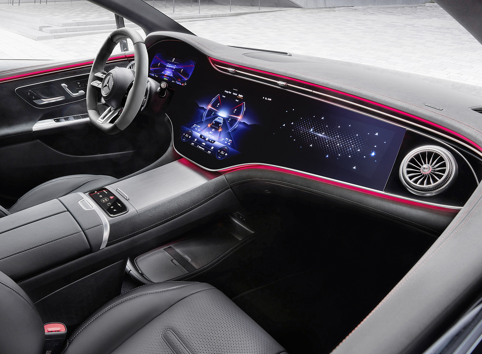 2023 Mercedes-AMG EQE 43 4MATIC (Color: MANUFAKTUR hyacinth red) Interior Wallpapers #35 of 241