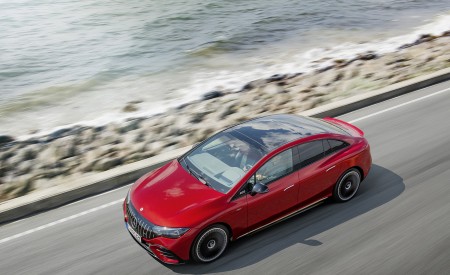 2023 Mercedes-AMG EQE 43 4MATIC (Color: MANUFAKTUR hyacinth red) Top Wallpapers 450x275 (6)