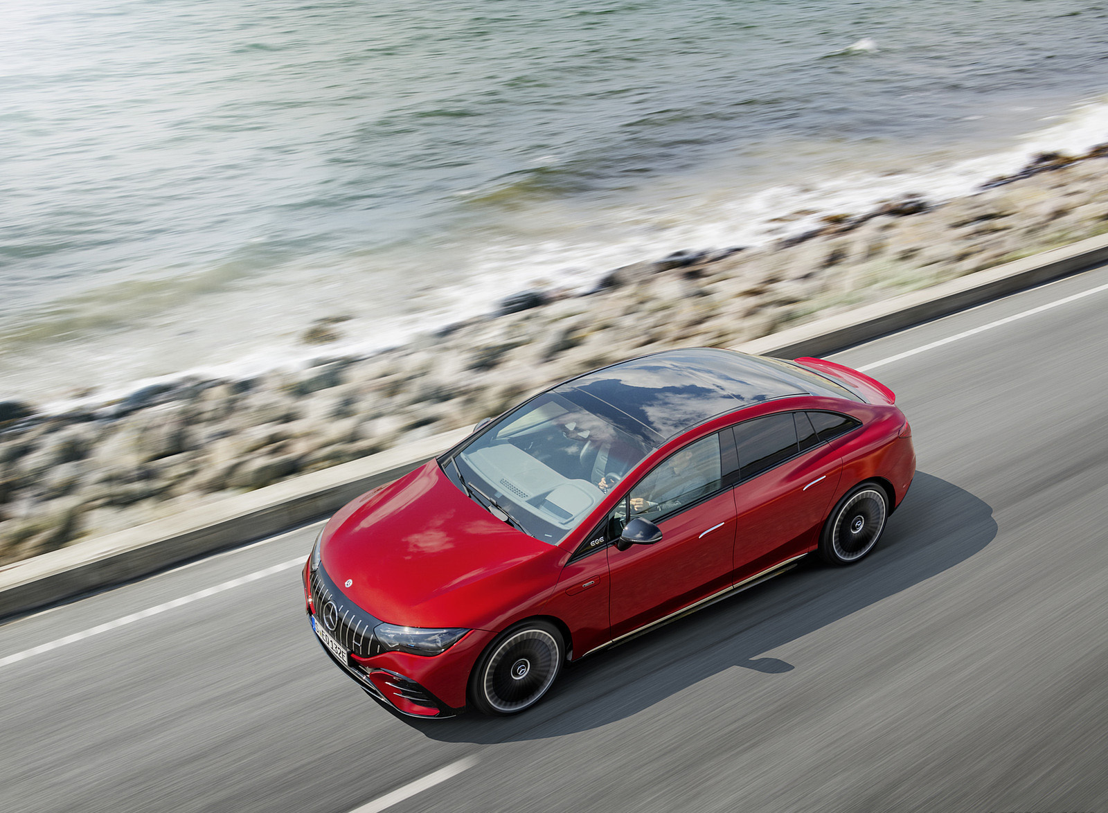 2023 Mercedes-AMG EQE 43 4MATIC (Color: MANUFAKTUR hyacinth red) Top Wallpapers (6)