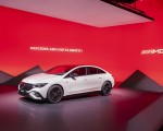 2023 Mercedes-AMG EQE 53 4MATIC+ (Color: Opalite White Bright) Front Three-Quarter Wallpapers 150x120