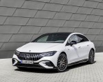 2023 Mercedes-AMG EQE 53 4MATIC+ (Color: Opalite White Bright) Front Three-Quarter Wallpapers 150x120 (59)