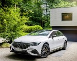 2023 Mercedes-AMG EQE 53 4MATIC+ (Color: Opalite White Bright) Front Three-Quarter Wallpapers 150x120 (49)