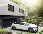 2023 Mercedes-AMG EQE 53 4MATIC+ (Color: Opalite White Bright) Front Three-Quarter Wallpapers 150x120