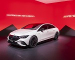 2023 Mercedes-AMG EQE 53 4MATIC+ (Color: Opalite White Bright) Front Three-Quarter Wallpapers 150x120