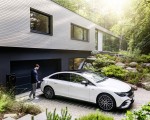 2023 Mercedes-AMG EQE 53 4MATIC+ (Color: Opalite White Bright) Front Three-Quarter Wallpapers 150x120