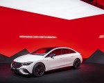 2023 Mercedes-AMG EQE 53 4MATIC+ (Color: Opalite White Bright) Front Three-Quarter Wallpapers 150x120